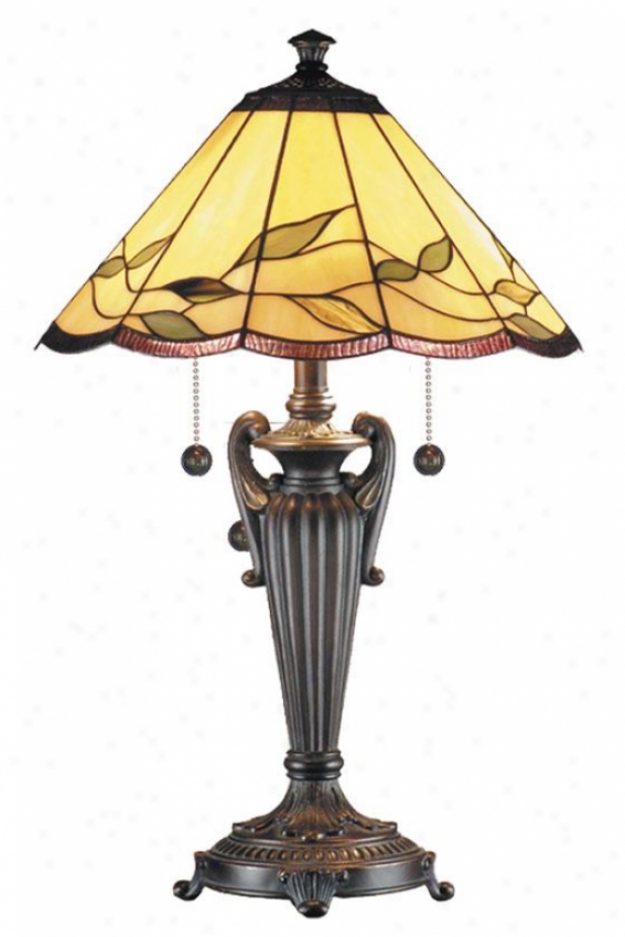 "falhouse Table Lamp - 26h X 16""d, Antq Bell Bronz"