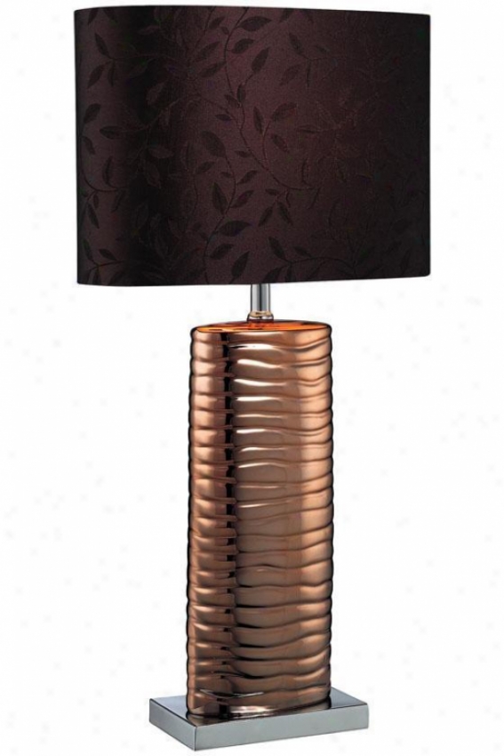 "fantino Table Lamp - 12.25""x22.75"", Copper"