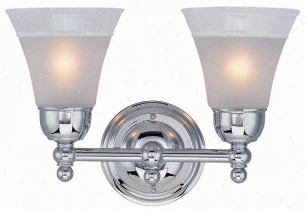 Faris Vanity Lighting - Two Light, Silver Chrome