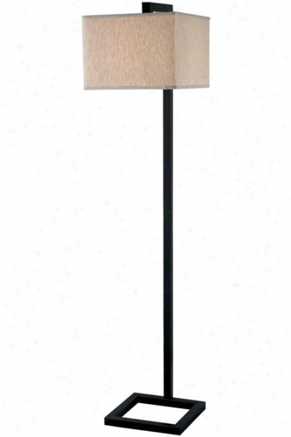 "four Square Floor Lamp - 64""h, Bronze"