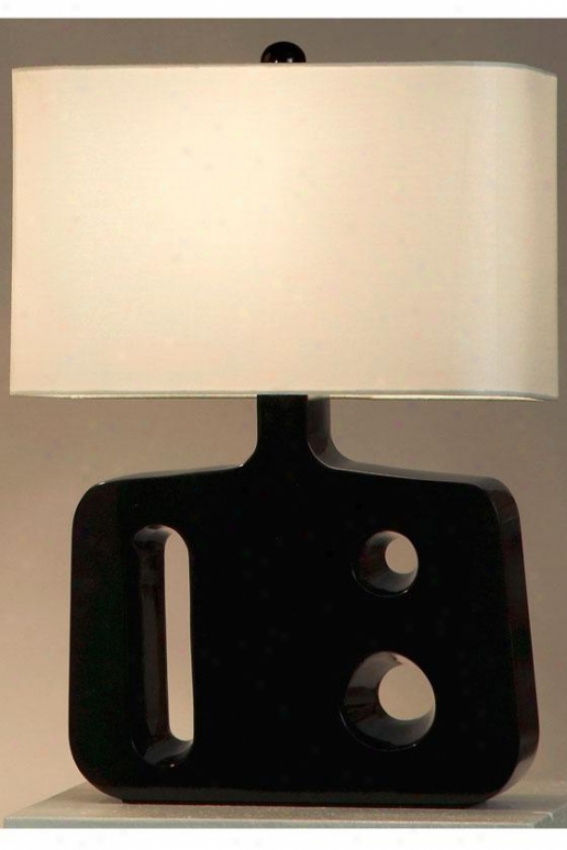 "friend Reclning Table Lamp - 22h X 16""w, Black"