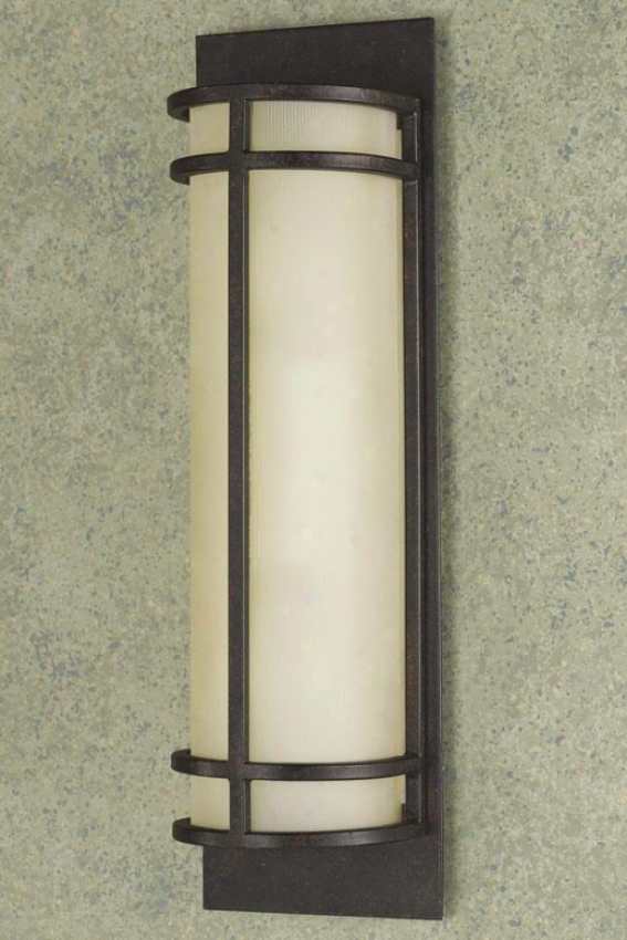 Fusion Vanity Light - Two Light, Grecian Bronze