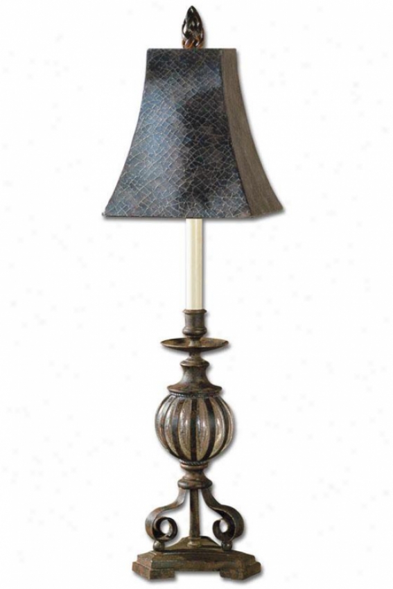 "galeana 1-light Buffet Lamp - 35""h, Bronze"