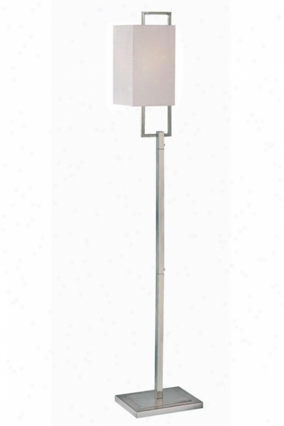 "glaucio Floor Lamp - 60h X 11""w, White"