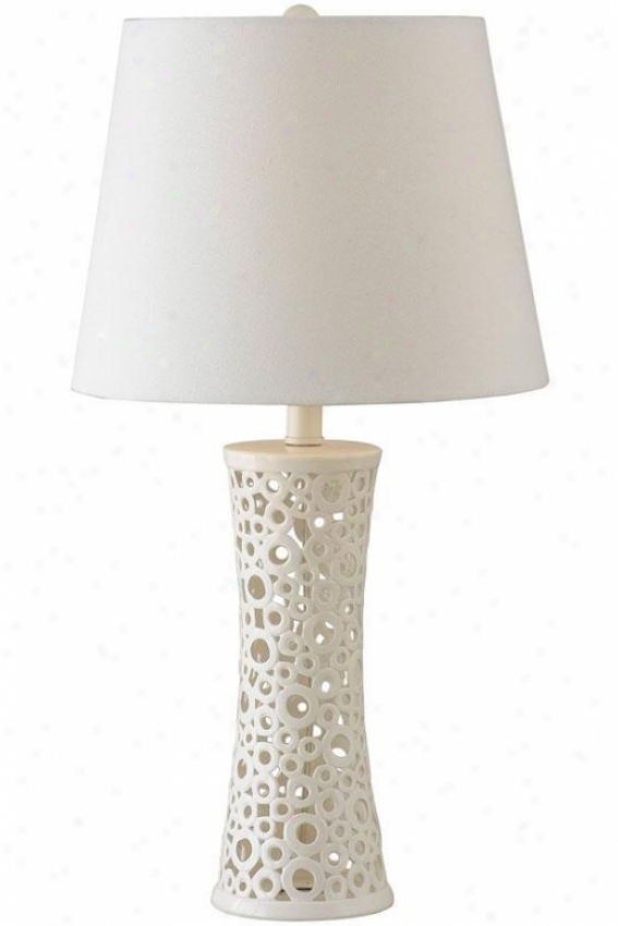 "glover Table Lamp - 26""h, Gloss White"