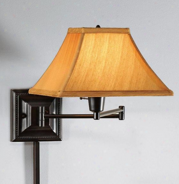 Gold Kingston Swing-arm Pin-up Lamp - Gold, Copper Bronze