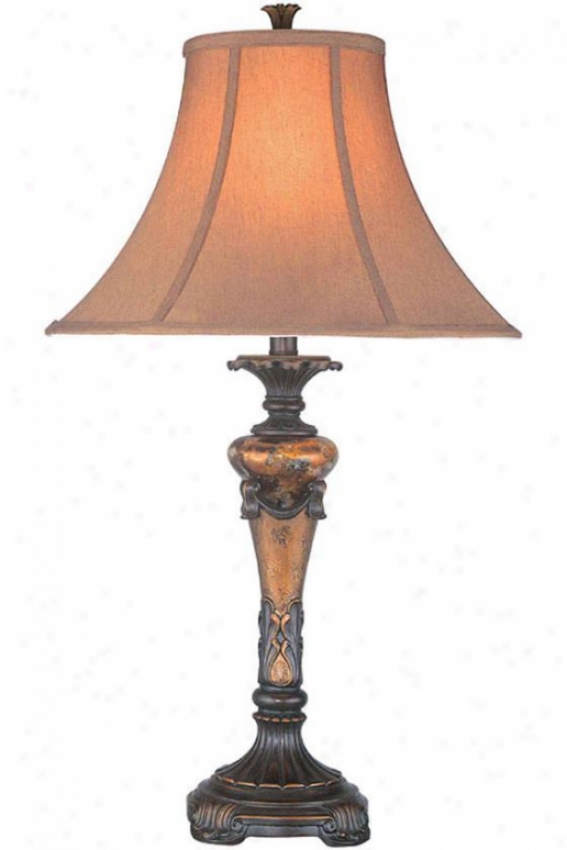 "harlow Table Lamp - 29""hx16""d, Aged Gold"