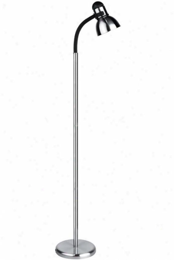 "henrik Floor Lamp - 57""hx10""d, Silver"