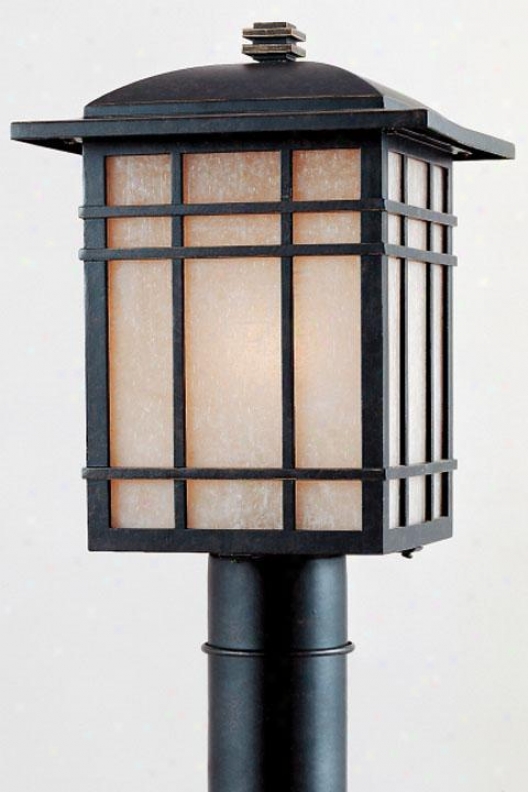 "hillcrest Outdoor Stigmatize  Light - 17""hx11"square, Gold Bronze"