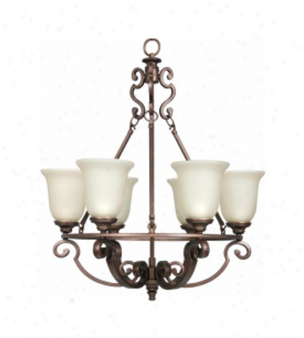 Home Decoratorq Collection Fairview 6-light Chandelier - 6 Light, Bronze