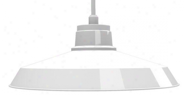 Home Decorators Assemblage Industrial Pendant - Large 1 Light, Varnish White