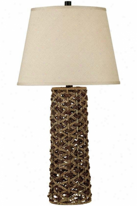 "jakarta Table Lamp - 30""h, Light/dark Rope"