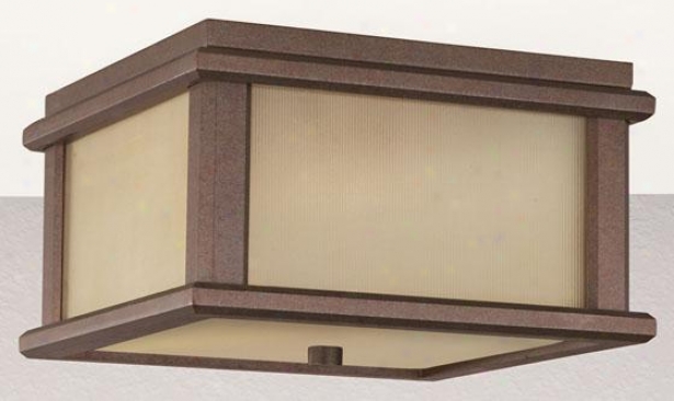 "keene Outdoor Flush Mount - 5.5""h X 9""w, Harden"