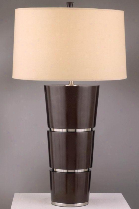"konico Table Lamp - 29""h, Brown"