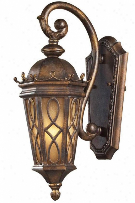 "lake Champlain 18""h Outdoor Sconce - 1-light, Hazelnut Bronze"