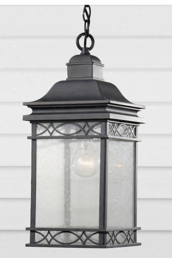 "leihton Outdoor Ceiling Fixture - 17.5""h X 7.75""w, Fog"