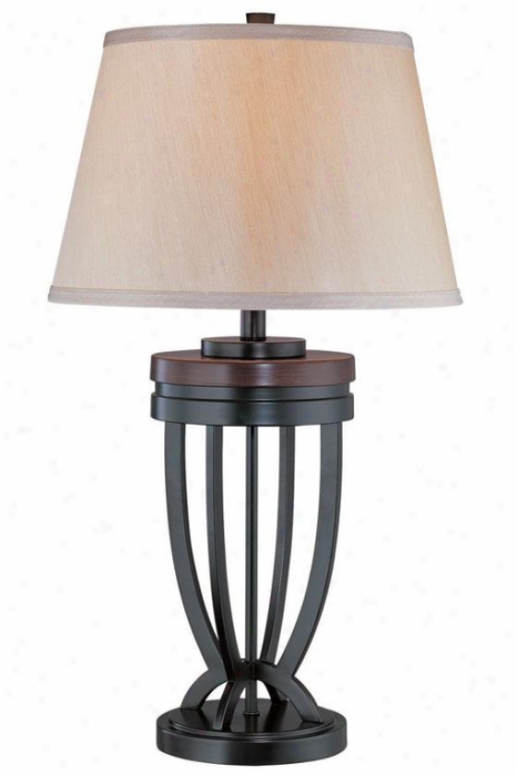 "luciana Table Lamp - 82.5""h X 16""w, Black"