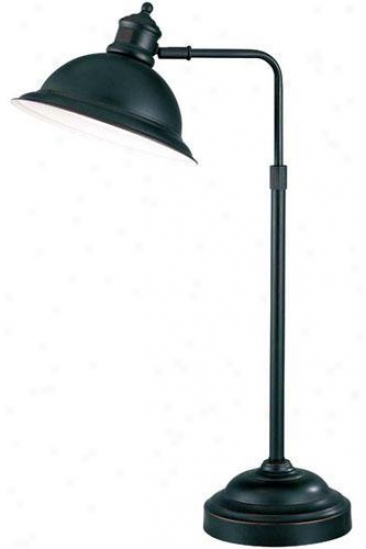 "manno Desk Lamp - 34""max Hx7.5""w, Copper Copper"