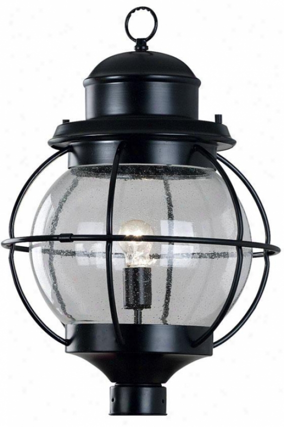 Maritime Post Lantern - 1-light, Black