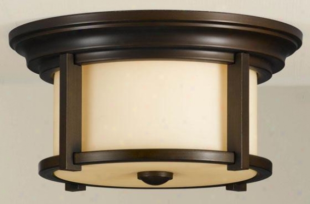 Martin Outdoor Flush Mount - Two Light, Heritage Bronze