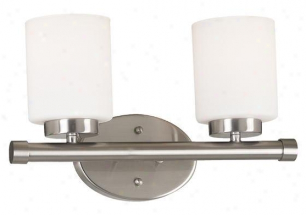 Mezzanine 2-light Vanity Light - Two-light, Grey Steel