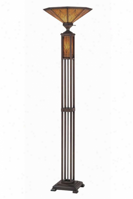 "odessa Torchiere Floor Lamp - 71.25h X 19.75"", Bronze"