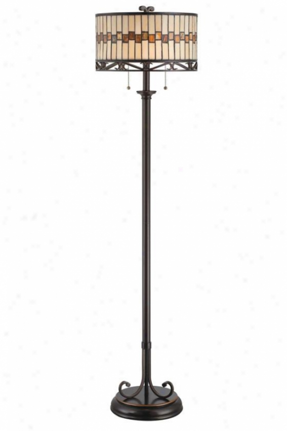 "omora Floor Lamp - 60.25h X 15""w, Bronze"