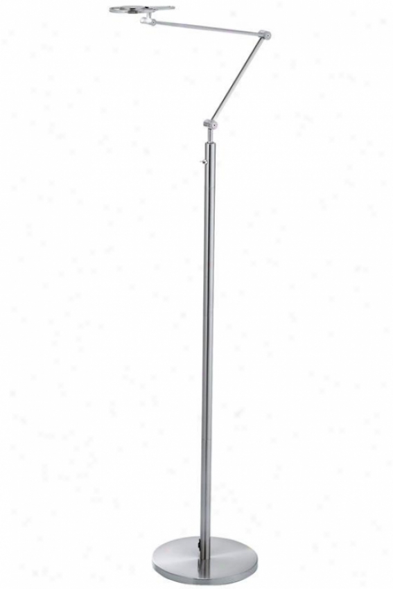 Orion Prevail over Lamp - 66hx10wx17d, Silver