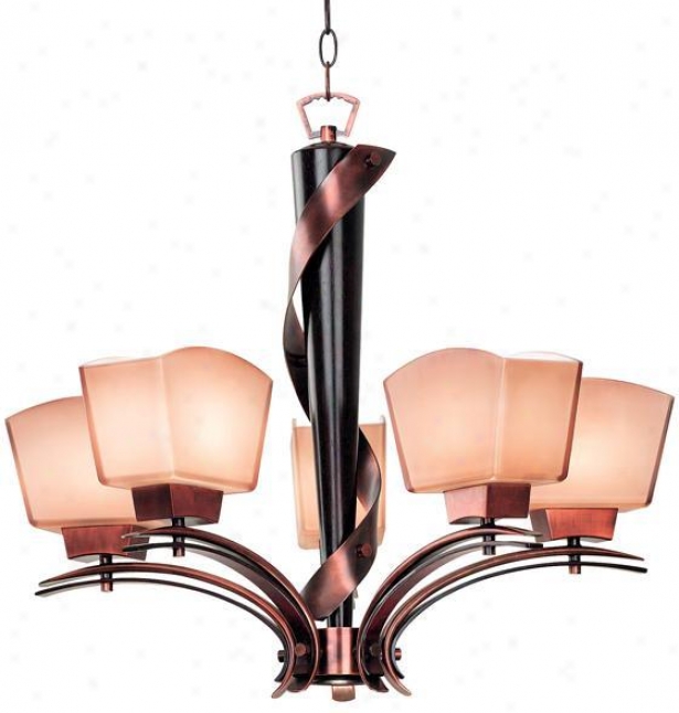 Oslo 5-light Chandelier - 5light, Brown