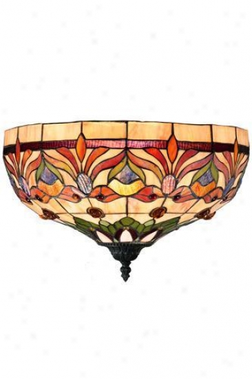 Oyster Bay Kaleidscope Wall Sconce - Wall Sconce, Red