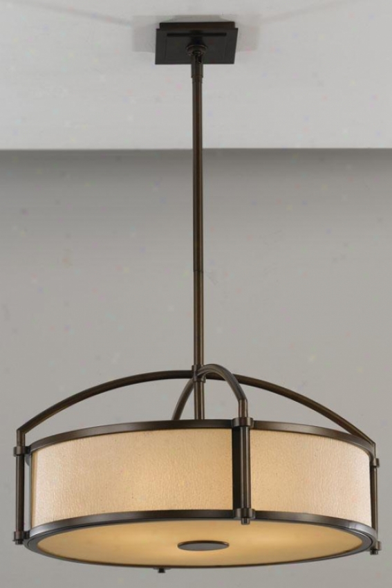 Parker Pendant - Three Light, Heritage Bronze