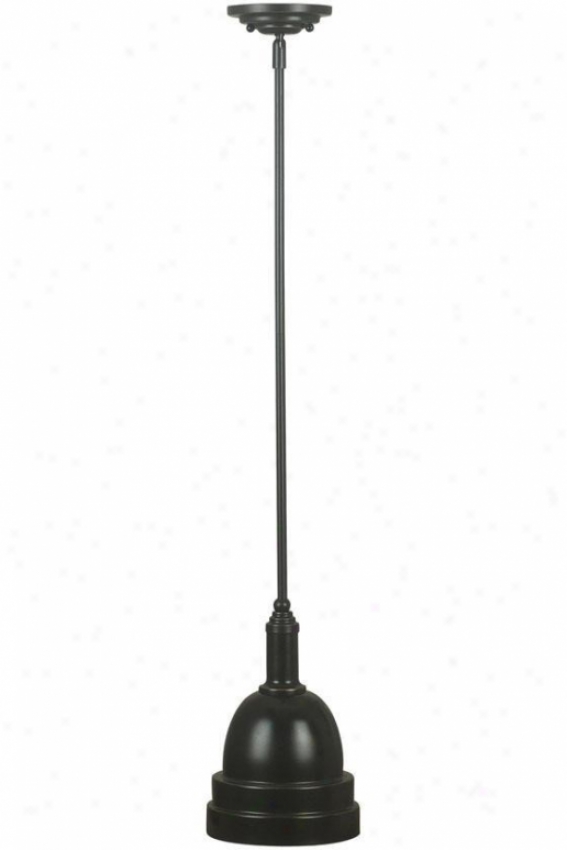 "patio 1-light Mini Pendant - 56""hx7""d, Bronze"