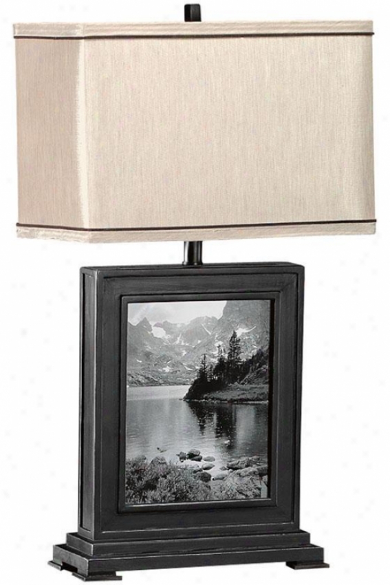 Photo Table Lamp - Taupe, Wicked