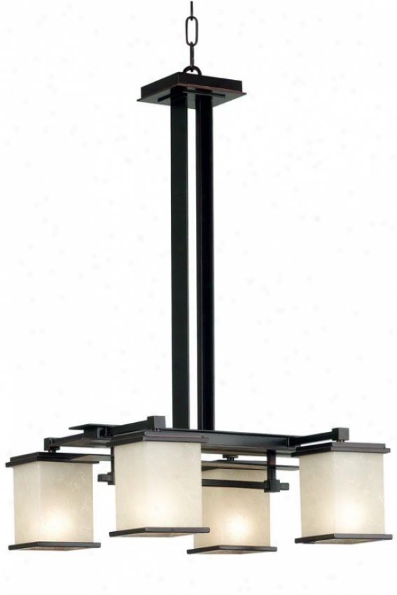 Piedmont Chandelier - 4-light, Oil Rubbed Bronze