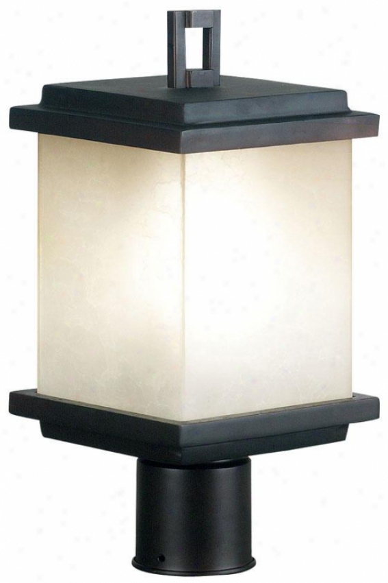 Piedmont Outdoor Post Lantern - 1-light, Oil Rubbed Bronze