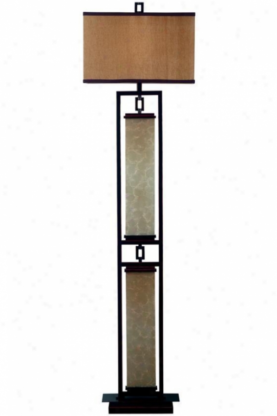 "plateau Floor Lamp Ii - 60""h, Copper Harden"