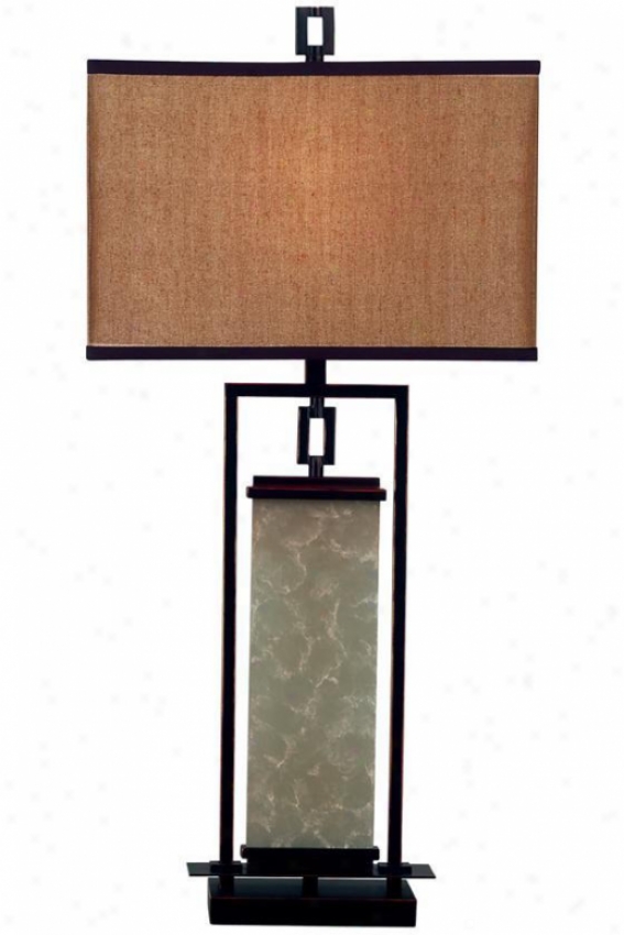 "plateau Table Lamp Ii - 32""h, Copper Bronze"