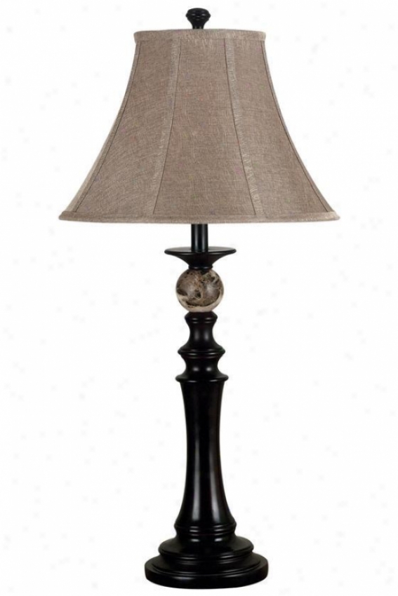"plymouth Table Lamp - 33""hx17""d, Oil Rubbed Bronze"