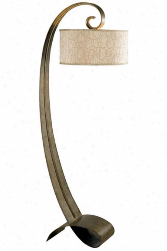 Remy Floor Lamp  -aupe Drum, Bronze