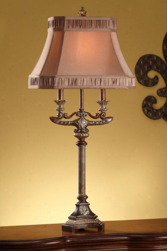 "shannon Table Lamp - 36.25""h, Vienna Gold"