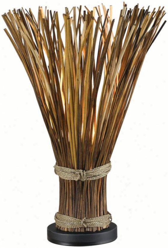 "sheaf Table Lamp - 25""h, Natura Reed"