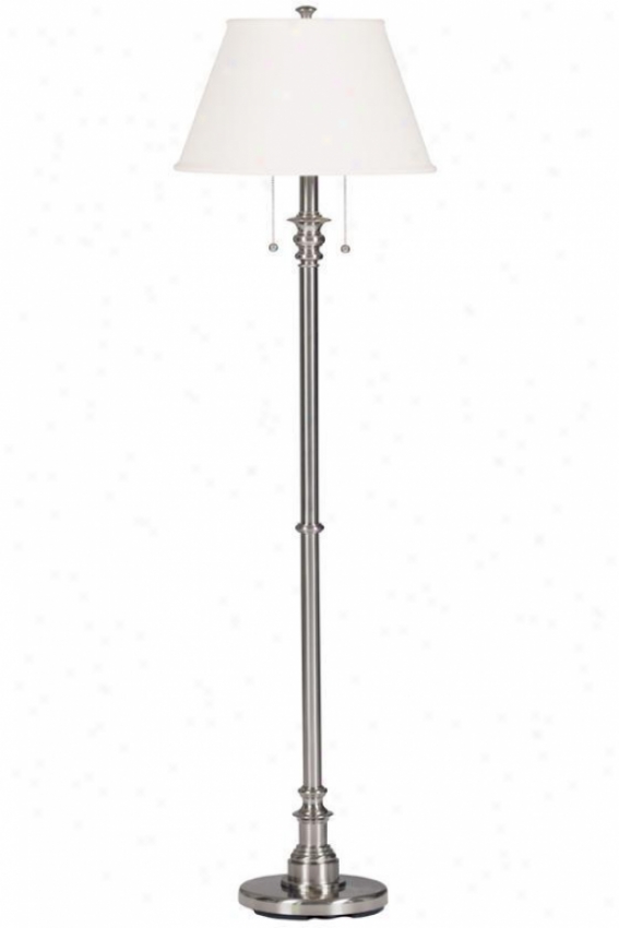 "spyglass Floor Lamp - 60""h, Grey Steel"