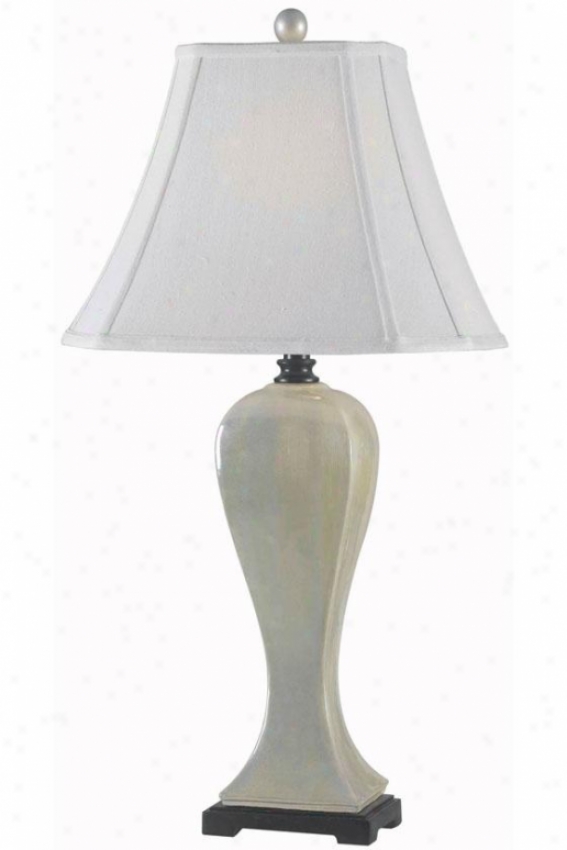 "superior Table Lamp - 32""hx16""d, Pearlzied White"