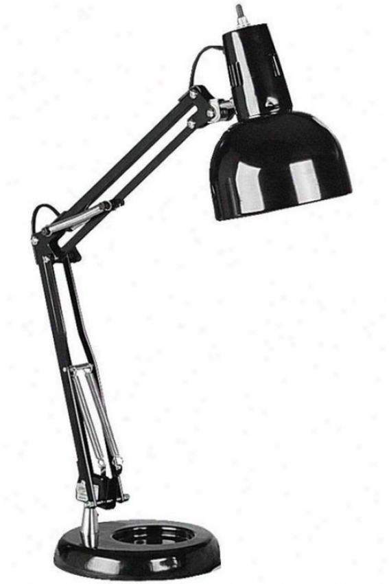 "swing-arm Desk Lamp - 19""hx4""d, Black"