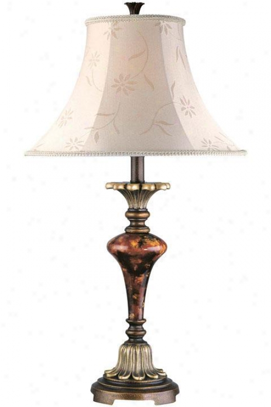 "table Lamp - 29.5""hx16.5""w, Gold"