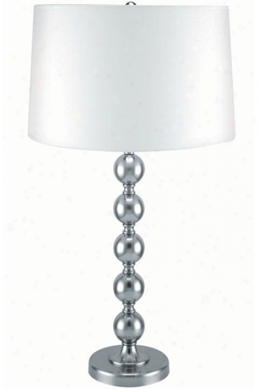 "table Lamp Ii - 29""hx16""w,S ilver"