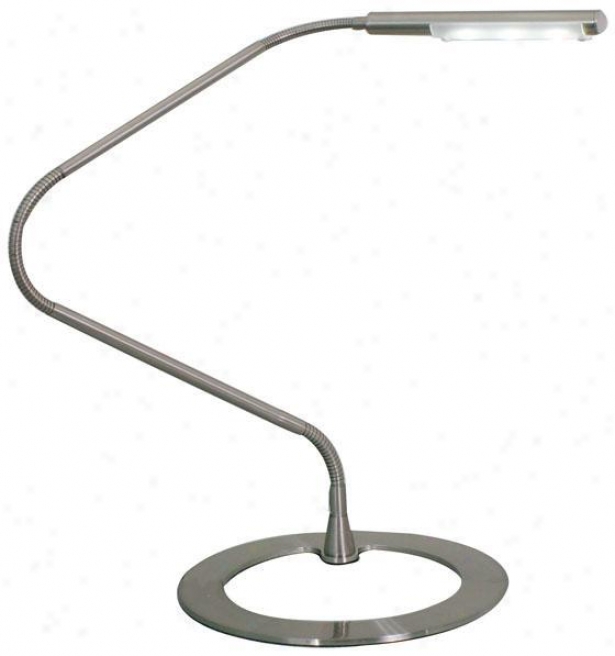 "tasso Led Flexible Desk Lamp - 9.75""wx29""h,-Silver"