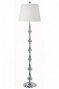 "holland Cover with a ~ Lamp - 58""h, Silver Chrome"