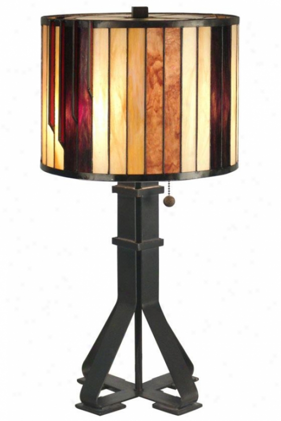 "tiffany 26""h Table Lamp - 26h X 13.5""d, Wicked Antq Bronz"