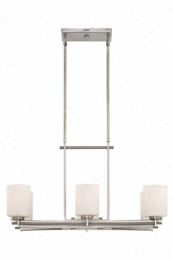 Truman 3-light Iskand Chandelier - 3-light, Nickel